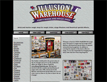 Tablet Screenshot of illusionwarehouse.com